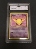 GMA Graded 2000 Pokemon Team Rocket #54 DROWZEE Trading Card - NM 7