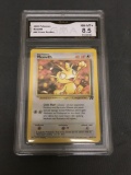 GMA Graded 2000 Pokemon Team Rocket #62 MEOWTH Trading Card - NM-MT+ 8.5