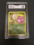 GMA Graded 2000 Pokemon Team Rocket #58 KOFFING Trading Card - EX-NM+ 6.5