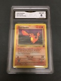 GMA Graded 2000 Pokemon Team Rocket #50 CHARMANDER Trading Card - NM-MT 8