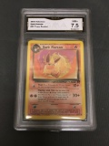 GMA Graded 2000 Pokemon Team Rocket #35 DARK FLAREON Trading Card - NM+ 7.5