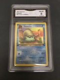 GMA Graded 1999 Pokemon Fossil 1st Edition #52 OMANYTE Trading Card - NM-MT 8