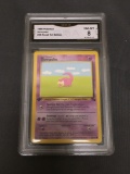 GMA Graded 1999 Pokemon Fossil 1st Edition #55 SLOWPOKE Trading Card - NM-MT 8
