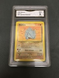 GMA Graded 2002 Pokemon Legendary Collection #90 RHYHORN Trading Card - MINT 9