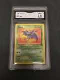GMA Graded 1999 Pokemon Fossil #57 ZUBAT Trading Card - NM+ 7.5