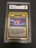 GMA Graded 1999 Pokemon Jungle #64 POKE BALL Trading Card - NM-MT 8