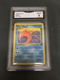 GMA Graded 1999 Pokemon Fossil #38 KINGLER Trading Card - NM-MT 8
