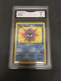 GMA Graded 1999 Pokemon Fossil #32 CLOYSTER Trading Card - NM 7