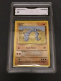 GMA Graded 1999 Pokemon Base Set Unlimited #56 ONIX Trading Card - AUTHENTIC