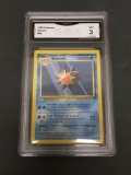 GMA Graded 1999 Pokemon Base Set Unlimited #64 STARMIE Trading Card - VG 3