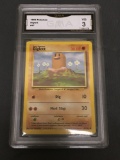 GMA Graded 1999 Pokemon Base Set Unlimited #47 DIGLETT Trading Card - VG 3