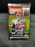Factory Sealed 2020 Panini Mosaic Football 6 Card Retail Pack - Joe Burrow Rookie?