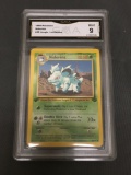 GMA Graded 1999 Pokemon Jungle 1st Edition #40 NIDORINA Trading Card - MINT 9