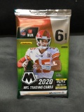 Factory Sealed 2020 Panini Mosaic Football 6 Card Retail Pack - Tua Tagovailoa Rookie?