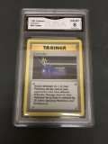 GMA Graded 1999 Pokemon Base Set Shadowless #80 DEFENDER Trading Card - NM-MT 8