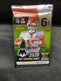 Factory Sealed 2020 Panini Mosaic Football 6 Card Retail Pack - Justin Herbert Rookie?