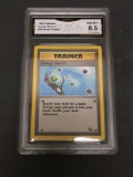 GMA Graded 1999 Pokemon Fossil Unlimited #59 ENERGY SEARCH Trading Card - NM-MT+ 8.5