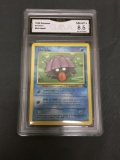 GMA Graded 1999 Pokemon Fossil #54 SHELLDER Trading Card - NM-MT+ 8.5