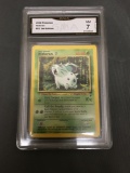 GMA Graded 2000 Pokemon Base 2 Set #82 NIDORAN Trading Card - NM 7