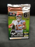 Factory Sealed 2020 Panini Mosaic Football 6 Card Retail Pack - Tua Tagovailoa Rookie?
