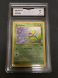 GMA Graded 1999 Pokemon Jungle #49 BELLSPROUT Trading Card - NM 7