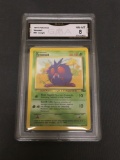 GMA Graded 1999 Pokemon Jungle #63 VENONAT Trading Card - NM-MT 8