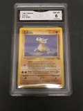 GMA Graded 1999 Pokemon Jungle #50 CUBONE Trading Card - NM-MT 8