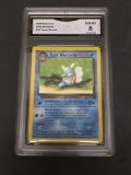 GMA Graded 2000 Pokemon Team Rocket #46 DARK WARTORTLE Trading Card - NM-MT 8