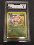 GMA Graded 1999 Pokemon Jungle #59 PARAS Trading Card - NM-MT 8