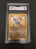 GMA Graded 2000 Pokemon Neo Genesis #59 GLIGAR Trading Card - NM-MT 8