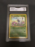 GMA Graded 1999 Pokemon Jungle 1st Edition #33 BUTTERFREE Trading Card - NM-MT 8