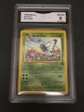 GMA Graded 1999 Pokemon Jungle #33 BUTTERFREE Trading Card - NM-MT 8
