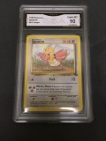 GMA Graded 1999 Pokemon Jungle #62 SPEAROW Trading Card - GEM MINT 10