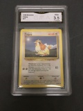 GMA Graded 1999 Pokemon Base Set Unlimited #57 PIDGEY Trading Card - VG+ 3.5