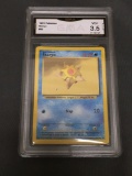 GMA Graded 1999 Pokemon Base Set Unlimited #65 STARYU Trading Card - VG+ 3.5