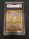 GMA Graded 1999 Pokemon Base Set Unlimited #56 ONIX Trading Card - VG+ 3.5