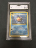 GMA Graded 1999 Pokemon Base Set Unlimited #64 STARMIE Trading Card - VG+ 3.5