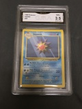 GMA Graded 1999 Pokemon Base Set Unlimited #64 STARMIE Trading Card - VG+ 3.5