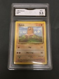 GMA Graded 1999 Pokemon Base Set Unlimited #47 DIGLETT Trading Card - VG+ 3.5