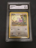 GMA Graded 1999 Pokemon Base Set Unlimited #61 RATTATA Trading Card - VG+ 3.5