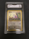 GMA Graded 1999 Pokemon Base Set Unlimited #61 RATTATA Trading Card - VG+ 3.5