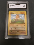 GMA Graded 1999 Pokemon Base Set Unlimited #47 DIGLETT Trading Card - VG+ 3.5