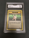 GMA Graded 1999 Pokemon Fossil #61 RECYCLE Trading Card - NM-MT 8