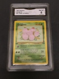 GMA Graded 1999 Pokemon Jungle 1st Edition #52 EXEGGCUTE Trading Card - NM-MT 8