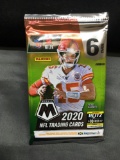 Factory Sealed 2020 Panini Mosaic Football 6 Card Retail Pack - Joe Burrow Rookie?