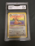 GMA Graded 1999 Pokemon Fossil #19 DRAGONITE Trading Card - NM+ 7.5