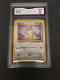 GMA Graded 1999 Pokemon Jungle #56 MEOWTH Trading Card - MINT 9