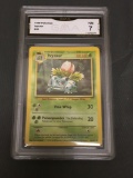 GMA Graded 1999 Pokemon Base Set Unlimited #30 IVYSAUR Trading Card - NM 7