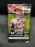 Factory Sealed 2020 Panini Mosaic Football 6 Card Retail Pack - Justin Herbert Rookie?
