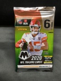 Factory Sealed 2020 Panini Mosaic Football 6 Card Retail Pack - Tua Tagovailoa Rookie?